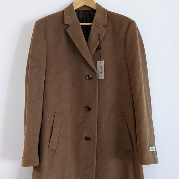 Kenneth Cole Reaction Wool Coat - Picture 1 of 4